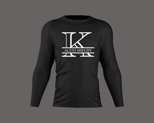 k black shirt